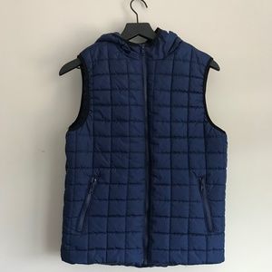 Crazy 8 Puffer Vest with Hood | XL(14) | Blue
